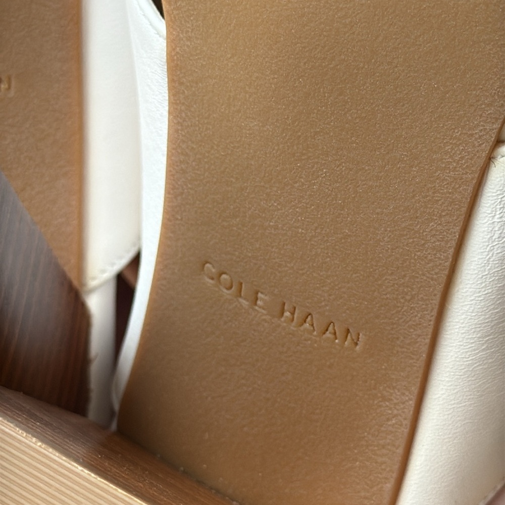 COLE HAAN Grand OS Gabby Criss Cross Block Heel Sandal - Picture 9 of 12